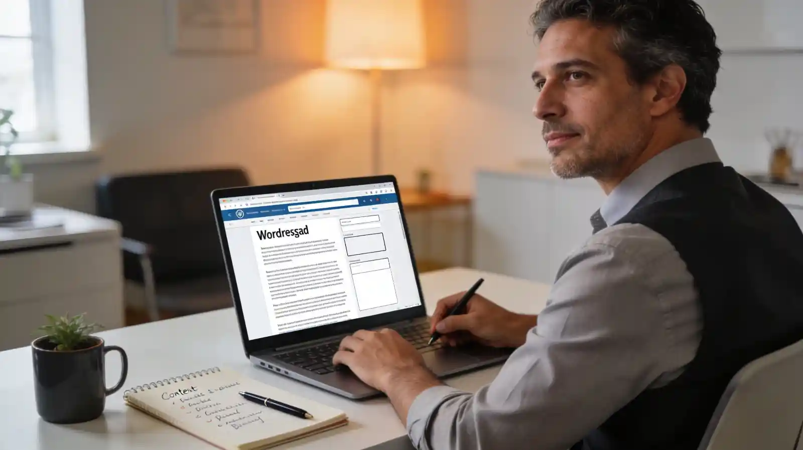 Plano Business — blog e formulário